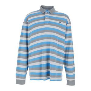 Erl Men Long Sleeve Polo With Multicolor Striped Pattern For Men